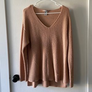 H&M light peach knitted sweater